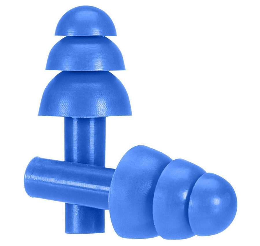 ที่อุดหูแบบซิลิโคนซ้อนเป็นชั้น